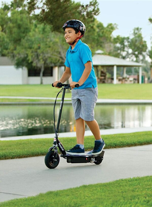 Scooter Razor E100 Glow Azul-Negro  – Patinete eléctrico con luz - Imagen 11