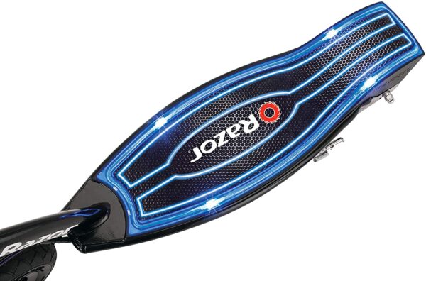 Scooter Razor E100 Glow Azul-Negro  – Patinete eléctrico con luz - Imagen 12