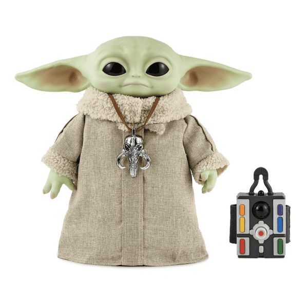 GROGU The Child Real Moves Plush by Mattel – Star Wars: The Mandalorian - Imagen 3
