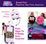 Happy Nappers Pillow & Sleepy Sack- Comfy, Cozy, Compact, Super Soft, Warm, All Season, Sleeping Bag with Pillow- Medium 54” x 20”, White Unicorn - Imagen 6