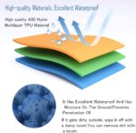 Colchón inflable de aire para acampar, ultraligero y portátil, para dormir al aire libre, senderismo, mochilero, tienda de campaña - Imagen 4