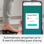 Báscula Wyze, báscula de grasa corporal Bluetooth y composición del peso corporal BMI Smart Scale, pantalla digital, monitor de ritmo cardíaco, rastreador de porcentaje de grasa corporal inalámbrico, analizar con aplicación para smartphone, negro - Imagen 5