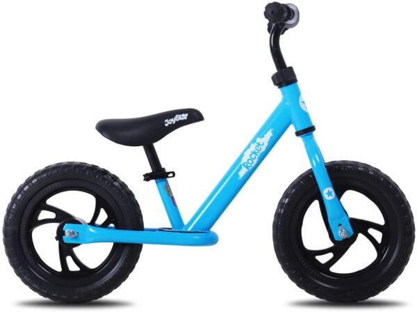 Bicicleta JOYSTAR de equilibrio ligera para niños de 12/14 pulgadas para niños de 2 3 4 5 6 años de edad, bicicletas de empuje para niños, bicicleta planeadora con reposapiés y almohadillas para manillar - Imagen 9