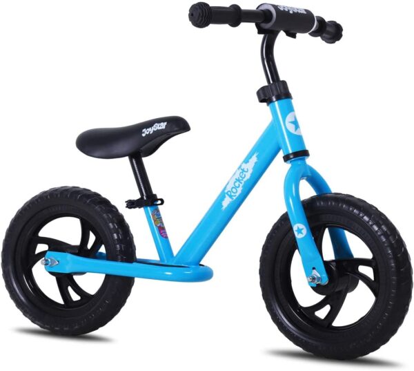 Bicicleta JOYSTAR de equilibrio ligera para niños de 12/14 pulgadas para niños de 2 3 4 5 6 años de edad, bicicletas de empuje para niños, bicicleta planeadora con reposapiés y almohadillas para manillar - Imagen 3