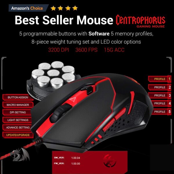 Combo Teclado y Mouse Gaming REDRAGON S101 Set combo - Imagen 5