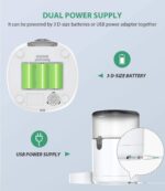 Dispensador - Alimentador automático para gatos, dispensador de comida para perros WiFi con grabadora de voz Control de porciones programable hasta 8 comidas por. - Imagen 8