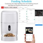 Dispensador - LeeKooLuu Q01 HD 1080P Camera WiFi Smart Feeder 6L Automatic Cat Feeder Automatic Dog Feeder Timer Programmable Voice and Video Recording Enabled App for iPhone and Android Compatible with Alexa - Imagen 8