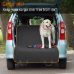Funda - cobertor - protectora para asiento trasero de perro Active Pets, impermeable, resistente a los arañazos, para perros, protección contra la suciedad y la piel de mascotas, fundas de asiento para coches y SUV - Imagen 6