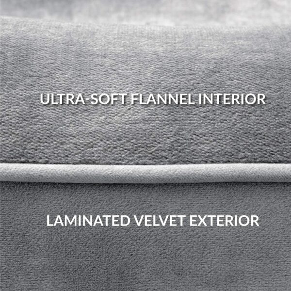 Cama ortopédica para perros medianos – Cama de perro impermeable mediana, sofá de espuma con funda extraíble lavable, forro impermeable y sofá inferior antideslizante, cama para mascotas - Imagen 8