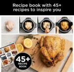 Olla de 5/6.5/8 cuartos de galón Ninja FD401 Foodi - Olla Deluxe XL de acero inoxidable 9 en 1, olla a presión, freidora de aire - Imagen 3