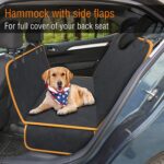 Funda - cobertor - protectora para asiento trasero de perro Active Pets, impermeable, resistente a los arañazos, para perros, protección contra la suciedad y la piel de mascotas, fundas de asiento para coches y SUV