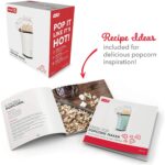 Máquina DASH de hacer palomitas de maíz con taza de medición para porción con granos de maíz + mantequilla derretida, 16 unidades, color blanco - Imagen 5