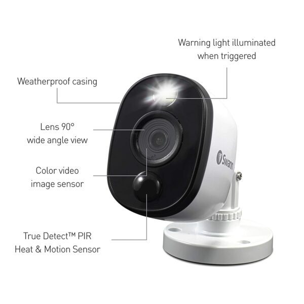 Cámaras Swann - Cámara de seguridad de interiores para el hogar con sensor de movimiento, SWDVK-845804WL-US - Imagen 2
