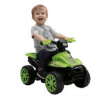 Carro eléctrico - Kalee Green Quad ATV 6 Volt Battery Powered Ride on