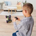 Monster Jam, Fuerza oficial de Grave Digger Freestyle, auto de control remoto, juguetes de camión monstruo para niños y adultos, escala 1:15 - Imagen 6