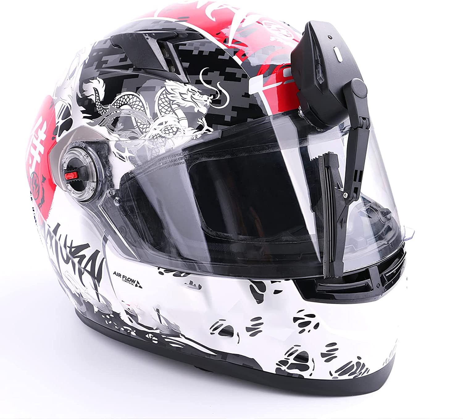 71ZwpDdJbrS._AC_SL1500_ Limpiaparabrisas eléctrico para casco de motocicleta universal, impermeable, ligero, duradero, automático, larga resistencia, fácil instalación, práctico limpiaparabrisas para casco de moto y vehículo - Imagen 1