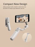 DJI OM 5 - Estabilizador de cardán para teléfono inteligente, cardán de 3 ejes, varilla de extensión integrada, portátil y plegable, cardán Android y iPhone con ShotGuides, estabilizador de vlogging, YouTube TikTok Video, gris - Imagen 6