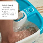 HoMedics Bubble Mate Foot Spa, baño de pies con control táctil con burbujas vigorantes y a prueba de salpicaduras, nodos de masaje elevados y piedra pómez extraíble - Imagen 4