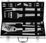 Grilljoy - Juego de utensilios 20 piezas para asador de carnes