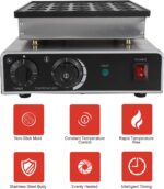 Mini máquina de muffins, no fácil de oxidar herramientas de cocina fácil de demoler máquina de panquequewaffle para pequeño (estándar de EE. UU. 110V) - Imagen 5