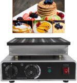 Mini máquina de muffins, no fácil de oxidar herramientas de cocina fácil de demoler máquina de panquequewaffle para pequeño (estándar de EE. UU. 110V)