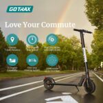 Scooter eléctrico de desplazamiento. Gotrax GXL V2 - Neumáticos llenos de aire de 8.5 pulgadas – 15.5 MPH y 9-12 millas – Versión 2 - Imagen 7