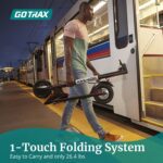 Scooter eléctrico de desplazamiento. Gotrax GXL V2 - Neumáticos llenos de aire de 8.5 pulgadas – 15.5 MPH y 9-12 millas – Versión 2 - Imagen 6