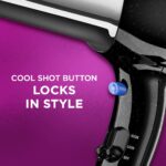 Secador Conair Pro Styler iónico acondicionador secador de pelo, Negro/Cromo - Imagen 3