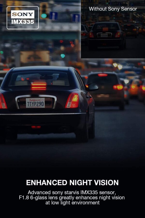 Dashcam-Cámara de salpicadero para coches 1080P Full HD DVR cámara de salpicadero de 3 pulgadas IPS pantalla grabadora de conducción 170° gran angular visión nocturna G-sensor grabación bucle detección de movimiento monitor de estacionamiento - Imagen 7