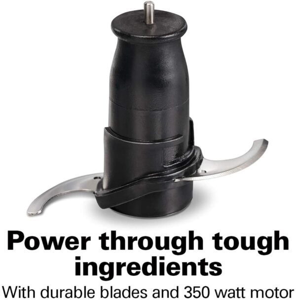 Hamilton Beach (72850) - Mini cortador de alimentos, 3 tazas, eléctrico, color negro - Imagen 7