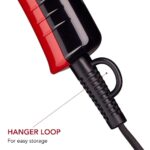 KISS Secador de pelo de cerámica de turmalina profesional de 1875 W, 3 ajustes de calor, interruptor deslizante de 2 velocidades, botón de disparo frío, 2 peines desenredantes, 1 concentrador, 1 difusor, tapa de filtro extraíble y 4 clips de seccionamiento - Imagen 7