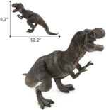 Jurassic World -Juguete de dinosaurio grande Tyrannosaurus Rex de 12 pulgadas, figura de dinosaurio de plástico, modelo educativo realista, ideal para coleccionista, decoración, recuerdo de fiesta - Imagen 5