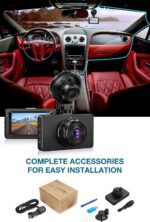 Dashcam-Cámara de salpicadero para coches 1080P Full HD DVR cámara de salpicadero de 3 pulgadas IPS pantalla grabadora de conducción 170° gran angular visión nocturna G-sensor grabación bucle detección de movimiento monitor de estacionamiento - Imagen 5