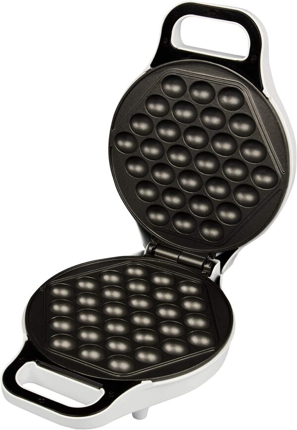 MasterChef Burbuja para hacer gofres – Plancha eléctrica antiadherente de Hong Kong con guía de recetas gratuita, lista en menos de 5 minutos - Imagen 7