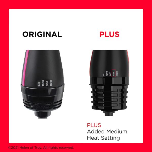 Revlon-Cepillo de aire caliente para secador de cabello y voluminizador de un solo paso, negro (el embalaje puede variar) - Imagen 6