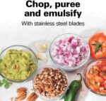 Hamilton Beach (72850) - Mini cortador de alimentos, 3 tazas, eléctrico, color negro - Imagen 5