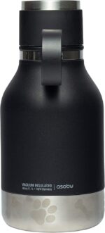 Recipiente para perros unido a una botella aislante de acero inoxidable (1 L) - Imagen 4