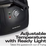 Hamilton Beach - Freidora eléctrica profunda, laterales fríos al tacto, fácil de limpiar, cesta antiadherente, 8 tazas/2 litros/67.6 onzas de capacidad de aceite, color negro - Imagen 8