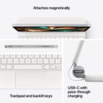 Apple Magic Keyboard, para iPad Pro de 12.9 pulgadas, 5.ª generación, inglés (estadounidense), color blanco - Imagen 2