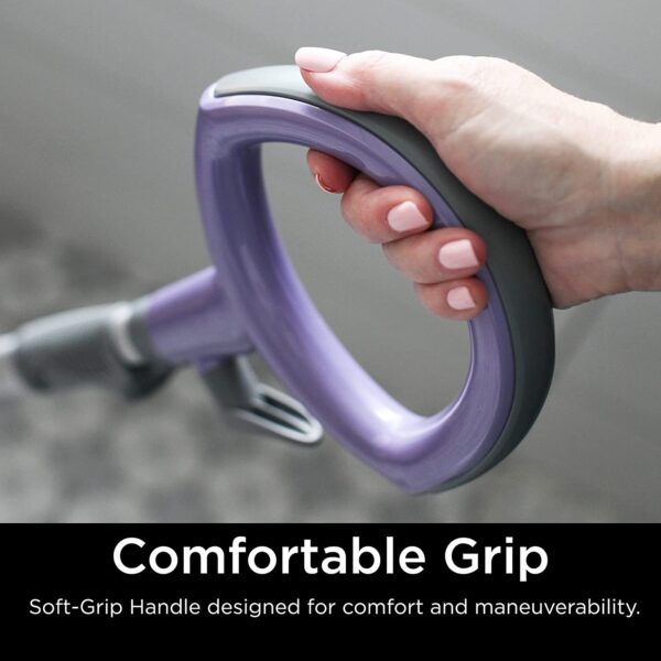 Limpiador de piso duro - Shark S3504AMZ - Limpiador de piso duro con 1 rectángulo y 1 cabeza de fregona triangular, vapor potente natural, fácil maniobrar, triángulo y rectángulo lavables, secado rápido, morado - Imagen 10