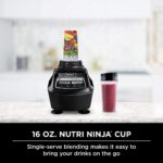 Ninja BL770 Mega sistema de cocina, 1500 W, 4 funciones para batidos, procesamiento, masa, bebidas y más, con 72 onzas. * Jarra licuadora, cuenco procesador de 64 onzas, (2) tazas para llevar de 16 onzas y (2) tapas, color negro - Imagen 8