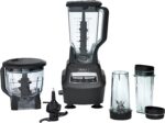 Ninja BL770 Mega sistema de cocina, 1500 W, 4 funciones para batidos, procesamiento, masa, bebidas y más, con 72 onzas. * Jarra licuadora, cuenco procesador de 64 onzas, (2) tazas para llevar de 16 onzas y (2) tapas, color negro - Imagen 9