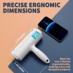 Rodillo removedor de pelo para mascotas, removedor de piel de perro y gato con base autolimpiante, herramienta eficiente de eliminación de vello de animales, perfecto para muebles, sofá, alfombra, asiento de coche, rojo - Imagen 10