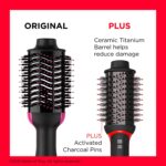 Revlon-Cepillo de aire caliente para secador de cabello y voluminizador de un solo paso, negro (el embalaje puede variar) - Imagen 4