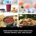 Ninja BL770 Mega sistema de cocina, 1500 W, 4 funciones para batidos, procesamiento, masa, bebidas y más, con 72 onzas. * Jarra licuadora, cuenco procesador de 64 onzas, (2) tazas para llevar de 16 onzas y (2) tapas, color negro - Imagen 2