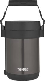 THERMOS Todo-En-Uno Transportador de comida sellado al vacío con una cuchara, acero inoxidable, Humo. - Imagen 3