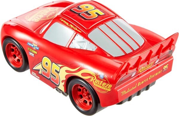Disney Pixar Cars Track Talkers Lightning McQueen, 5.5 pulgadas, vehículos auténticos de películas favoritas para hablar y efectos de sonido, regalo divertido para niños a partir de 3 años - Imagen 5