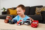 Disney Pixar Cars Track Talkers Lightning McQueen, 5.5 pulgadas, vehículos auténticos de películas favoritas para hablar y efectos de sonido, regalo divertido para niños a partir de 3 años - Imagen 6