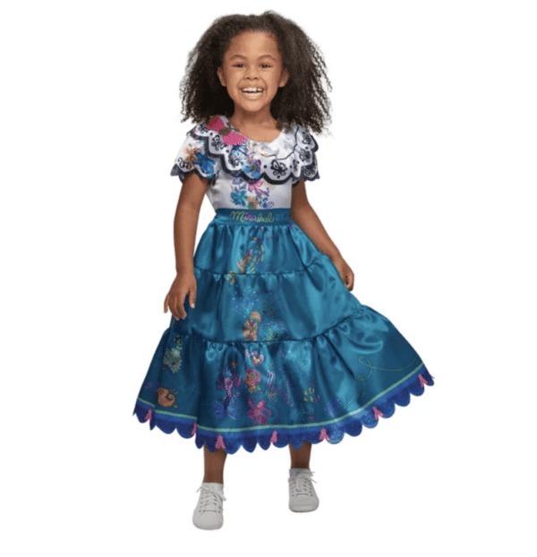 Encanto Disney Mirabel Girl's Vestido Costume, S talla 4-6 - Imagen 6