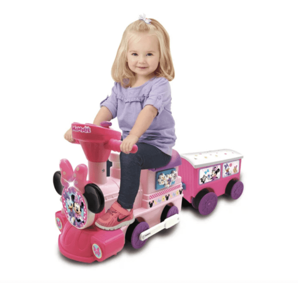 Disney Minnie Mouse 6-Volt Tren con línea 1-3 años. - Imagen 1